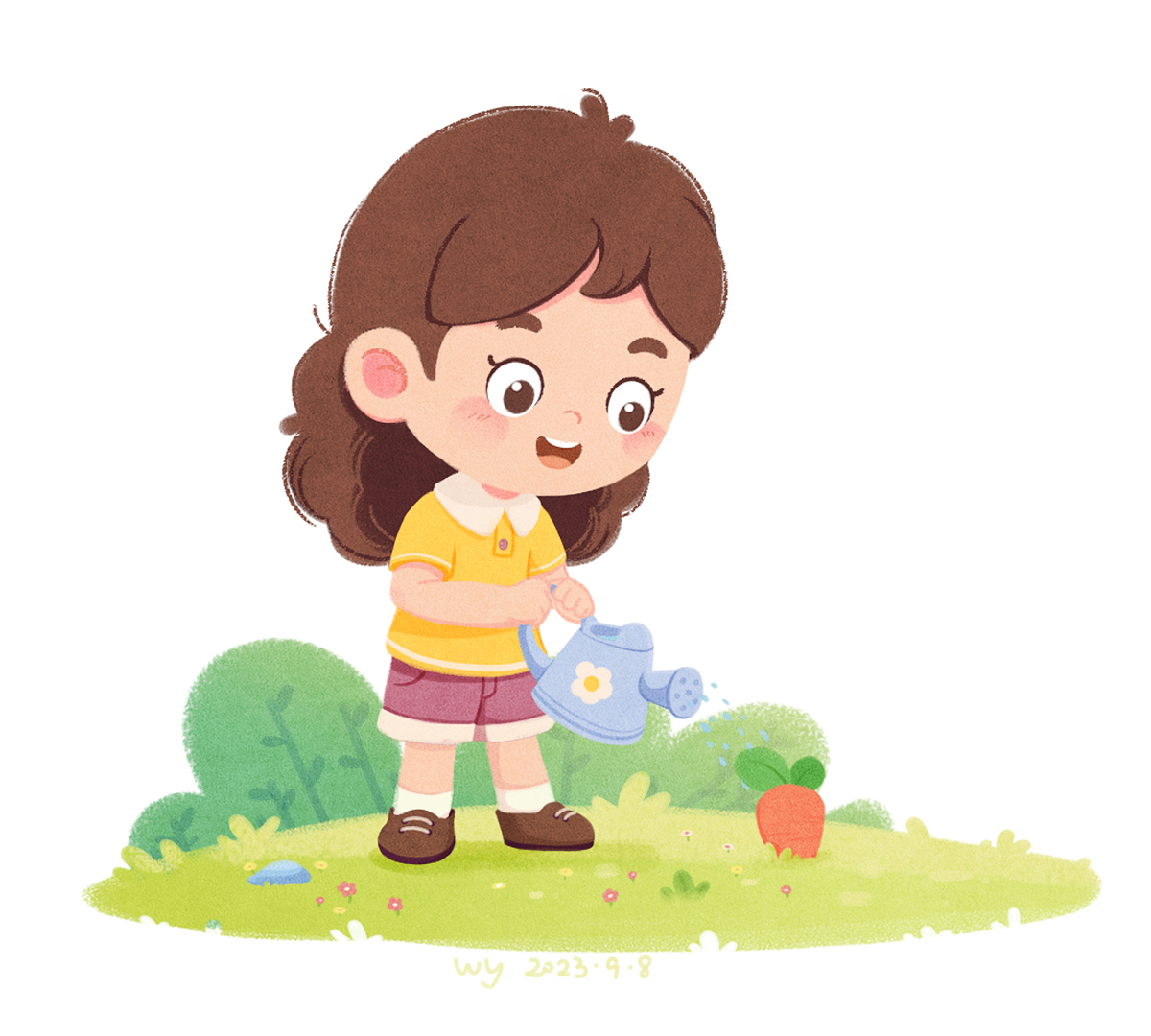 小场景插画练习