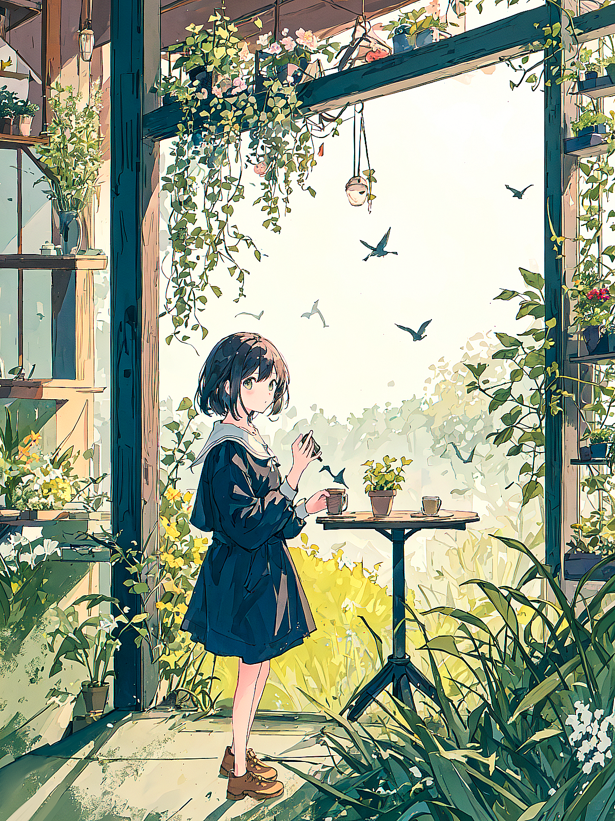AI造物|治愈系小插画（图ZMzM2MDYzODg0） - AI作品 - 站酷设计师野渡由里品牌设计原创素材 - 站酷ZCOOL