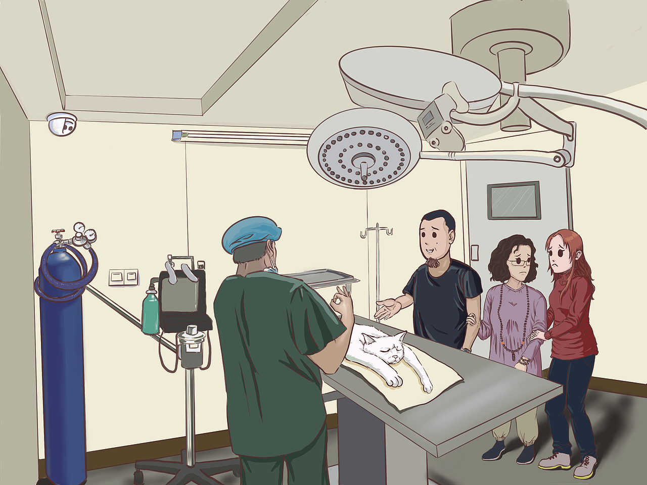 客定猫粮狗粮系列插画