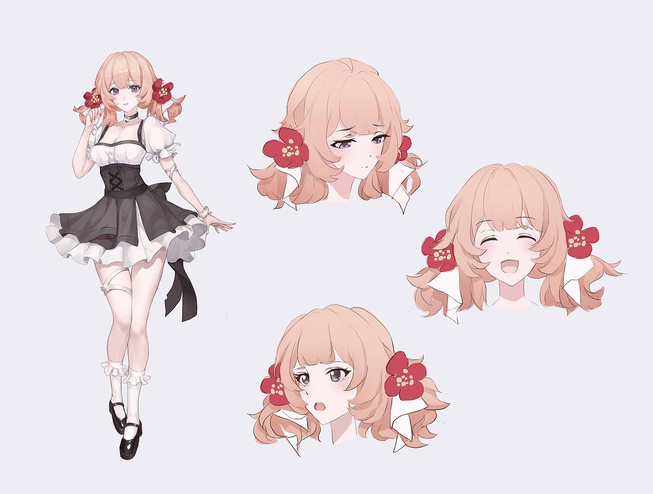 二次元角色设计（图ZMjU2ODk0NjY4） - 游戏原画 - 站酷设计师科洛原创素材 - 站酷ZCOOL