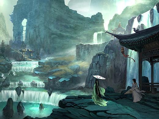 场景练习（个人主页-ZNDA3ODQ5MjA=） - 游戏原画 - 站酷设计师XXX_23原创素材 - 站酷ZCOOL
