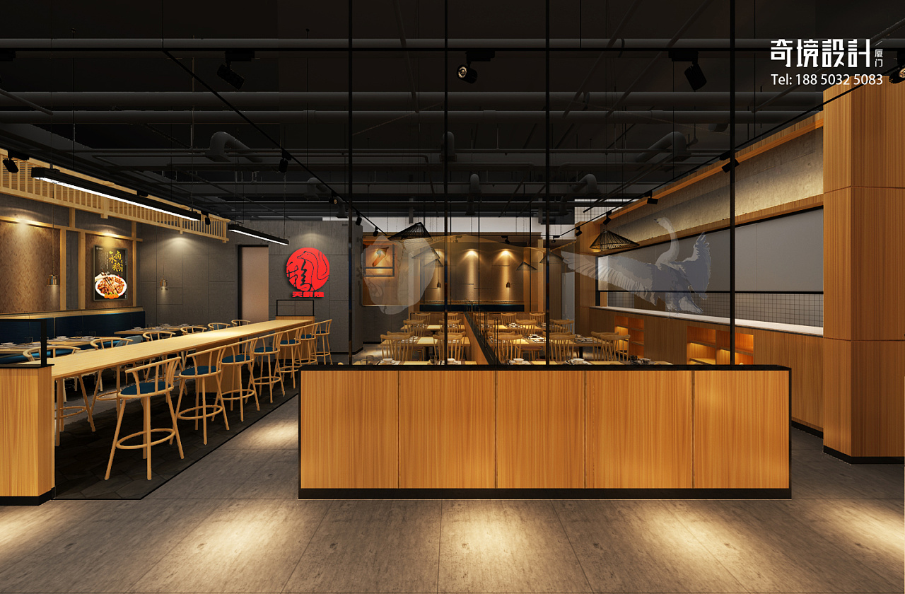 厦门中餐厅装修设计/潮汕特色/连锁店/餐饮/商场