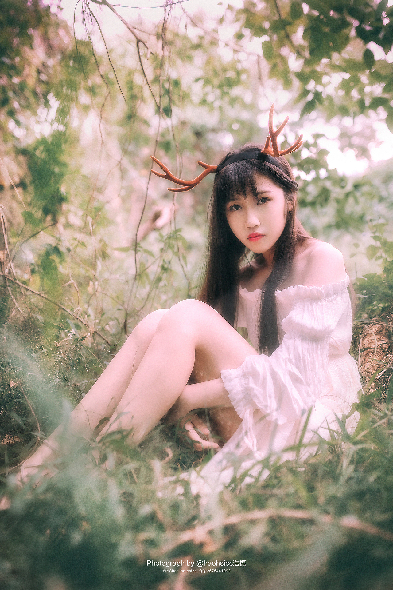《少女鹿》|摄影|人像摄影|haoshicc浩摄_原创作品-站酷zcool
