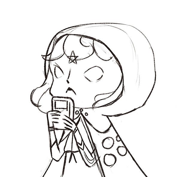 电动少女（步骤图）（图ZMTk2MjQ4Mzk2） - 儿童插画 - 站酷设计师韩白白sylvia原创素材 - 站酷ZCOOL