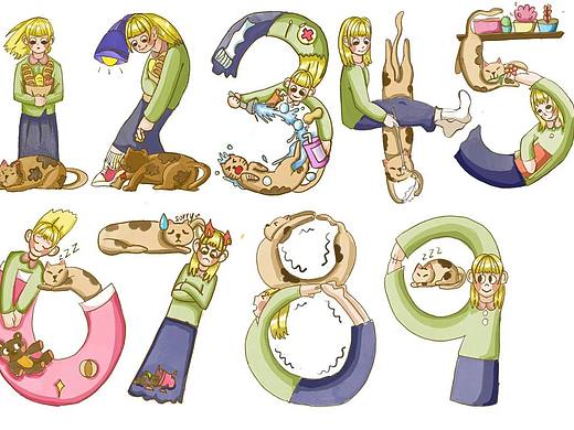 数字创作-我和猫猫的故事