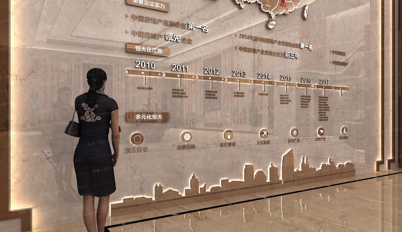 地产工法展示墙品牌墙企业展馆展厅（图ZMjI4NTE0MjM2） - 展陈设计 - 站酷设计师ZJ张小七原创素材 - 站酷ZCOOL