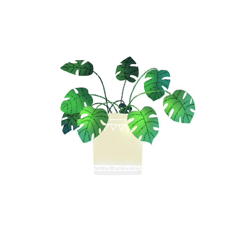 植物练习 扁平风与肌理风（图ZMjc1NjczNDky） - 创作习作 - 站酷设计师浮云栖川原创素材 - 站酷ZCOOL