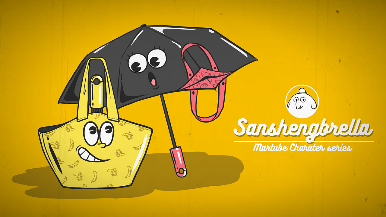 把"马克图布的礼物店"店铺的产品拟人化,卡通化了 ,算是帮他们产品做