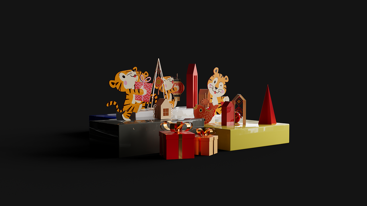 XTION案例|2021凯德·上江邑新春&圣诞美陈小品