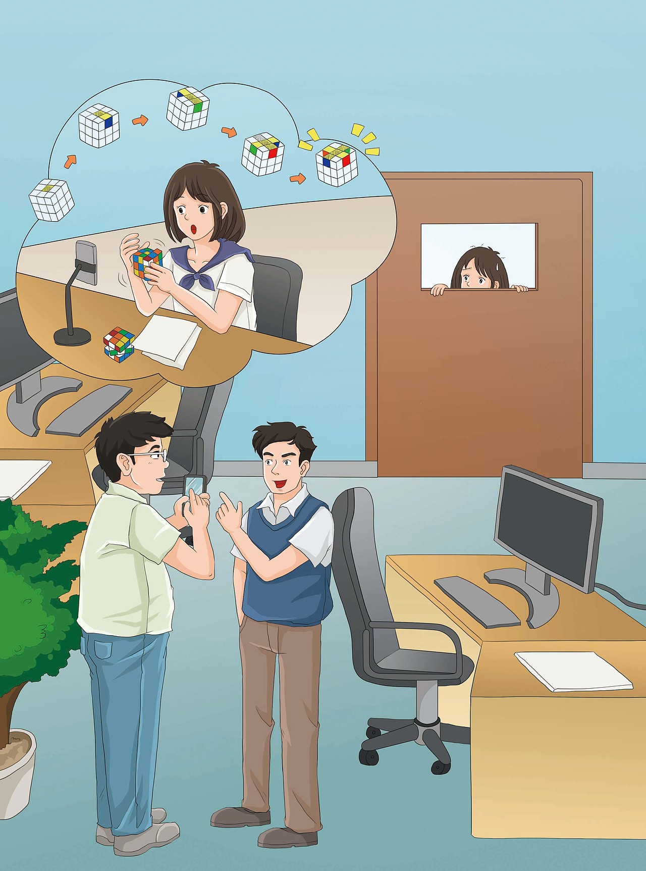 【電腦手繪漫畫】少兒類單幅漫畫-已商用（圖ZMjI1NTAxMDMy） - 商業(yè)插畫 - 站酷設(shè)計(jì)師北極以北821015原創(chuàng)素材 - 站酷ZCOOL