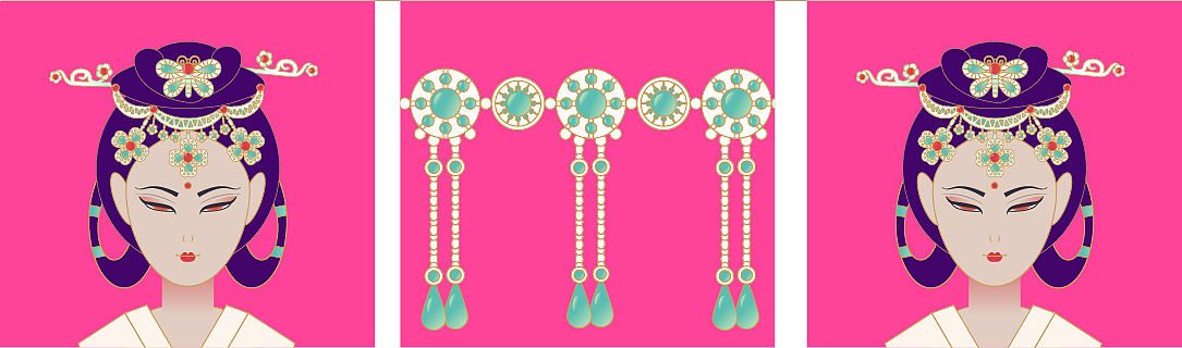 苏菲裸感S国风海报