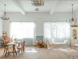 R3法式文艺家居景/沙发/床品/少女/