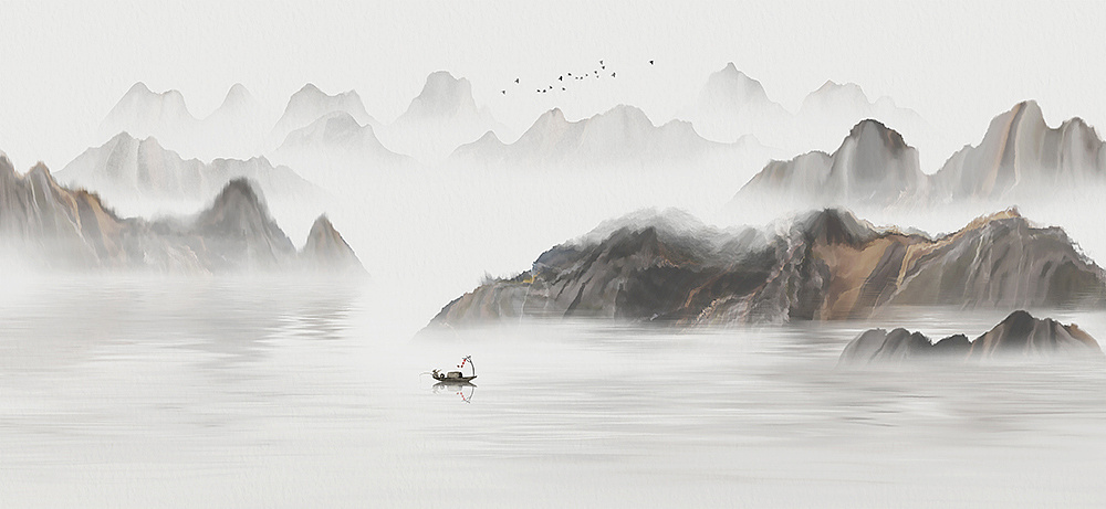 大型场景山水画——自己超爱的一组