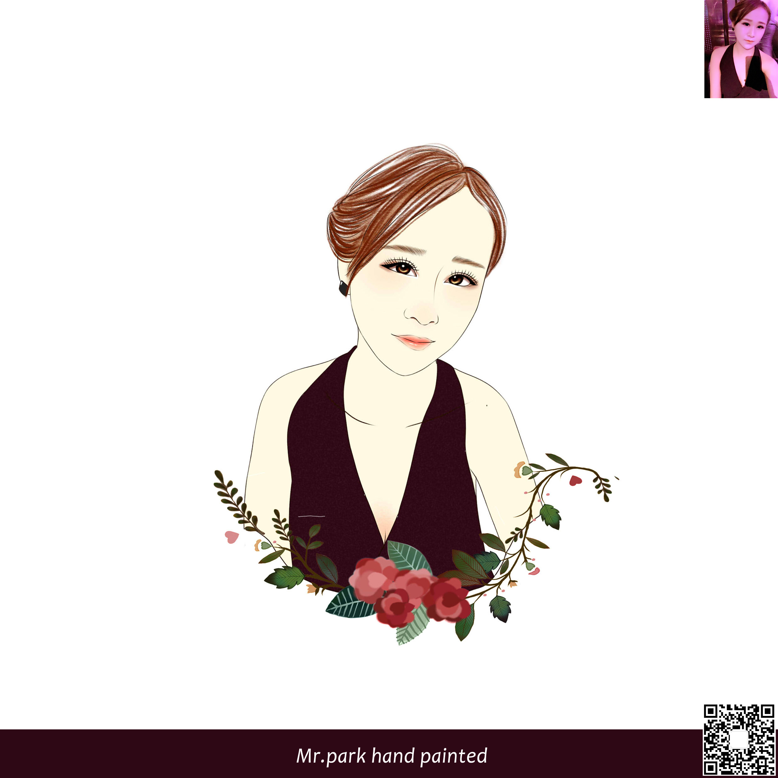 人物肖像照片转手绘手绘画像微信头像q版漫画