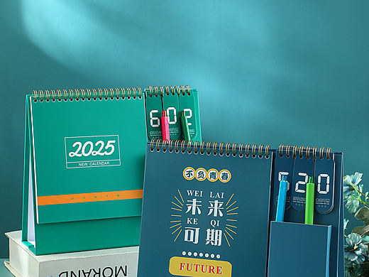温州高质量电商摄影桌面文具台历拍摄案例