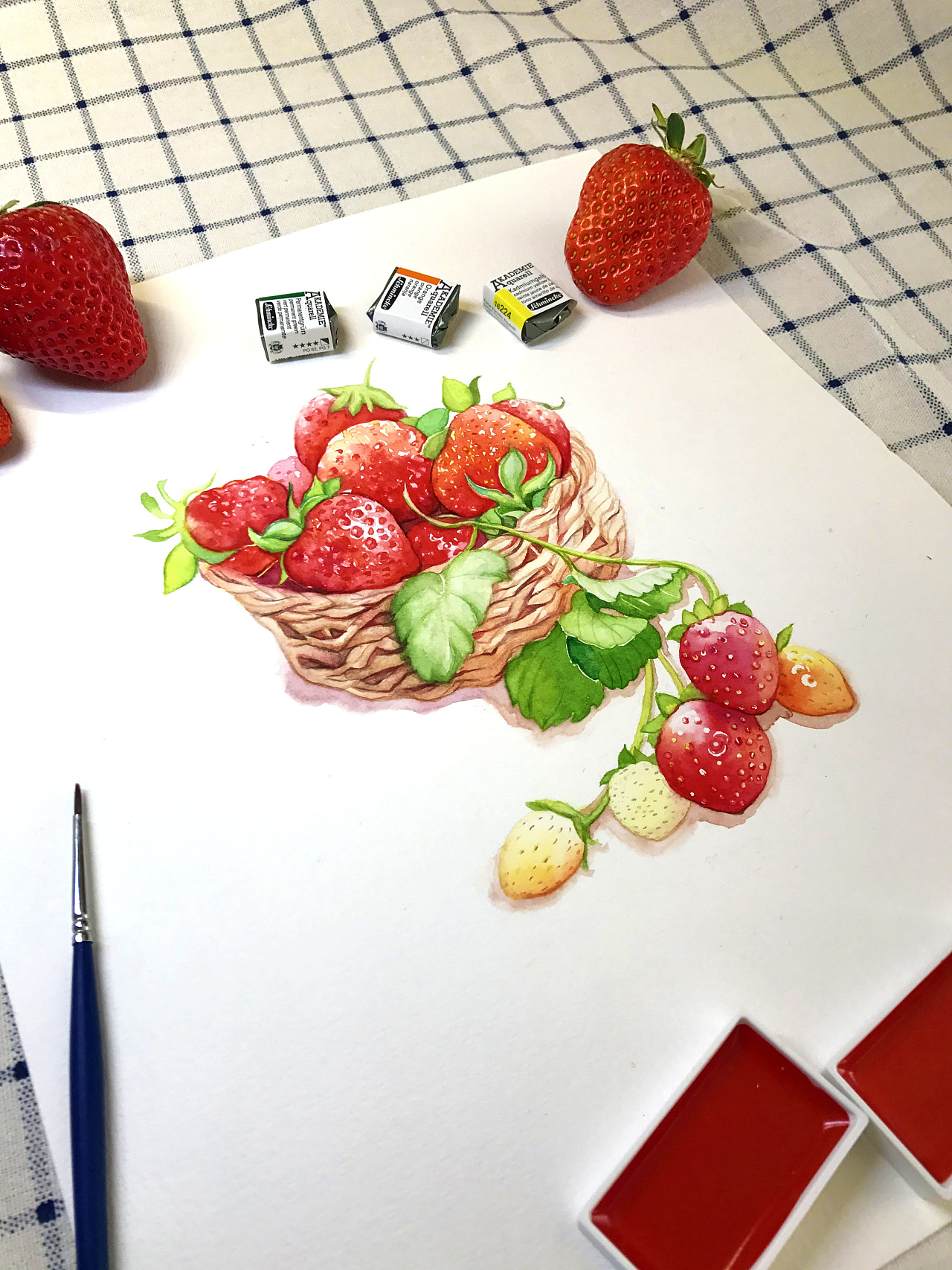 美食 果盘 葡萄 草莓 水果 4K壁纸壁纸(小清新静态壁纸) - 静态壁纸下载 - 元气壁纸