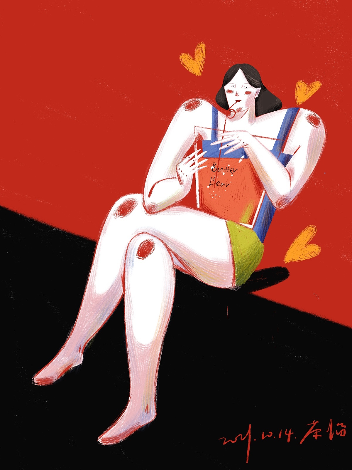 近期的一些插画练习