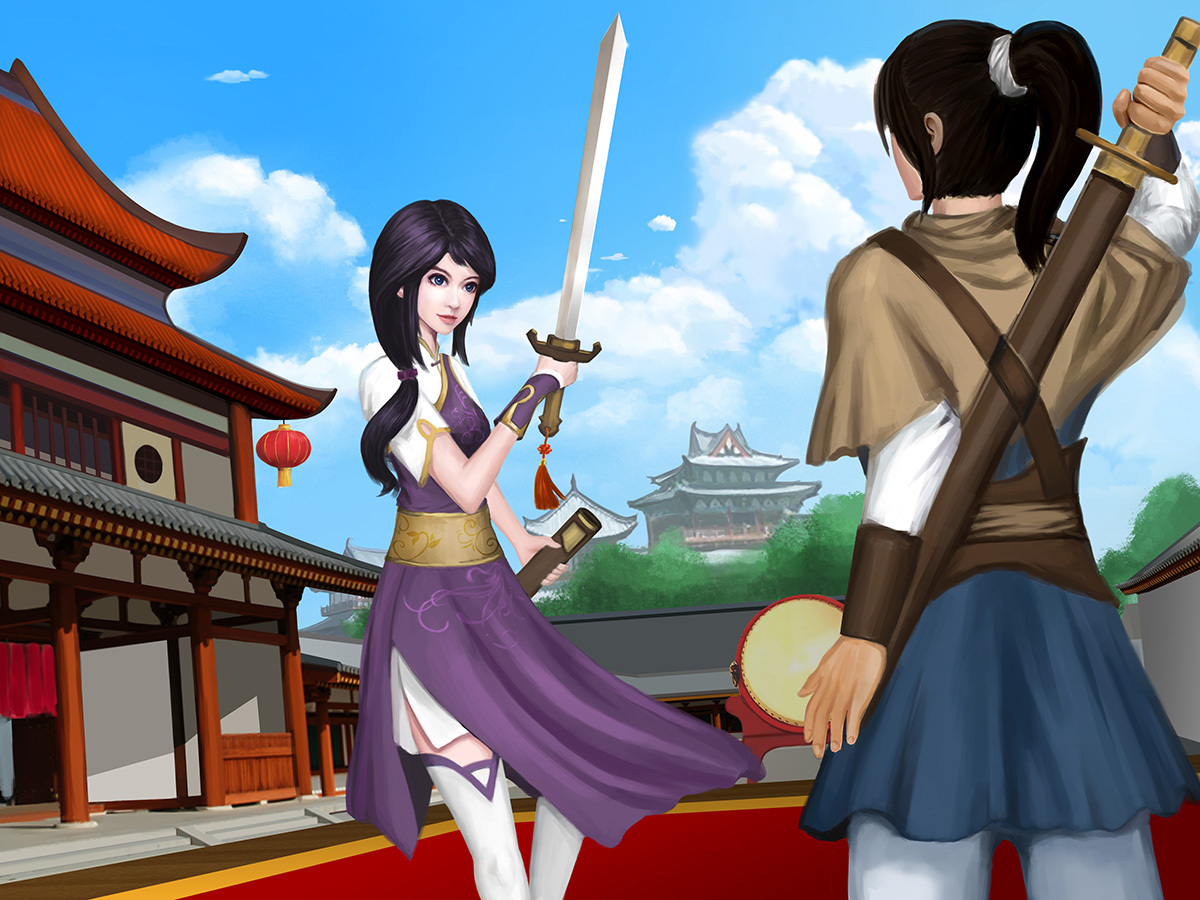 《仙剑奇侠传》初识|插画|游戏原画|manasu_原创作品-站酷zcool