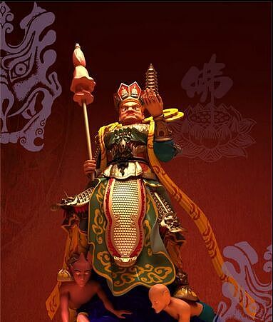 寺庙三维图（图ZNDAwNDkzNTY=） - 人物/生物 - 站酷设计师寻飞布衣原创素材 - 站酷ZCOOL