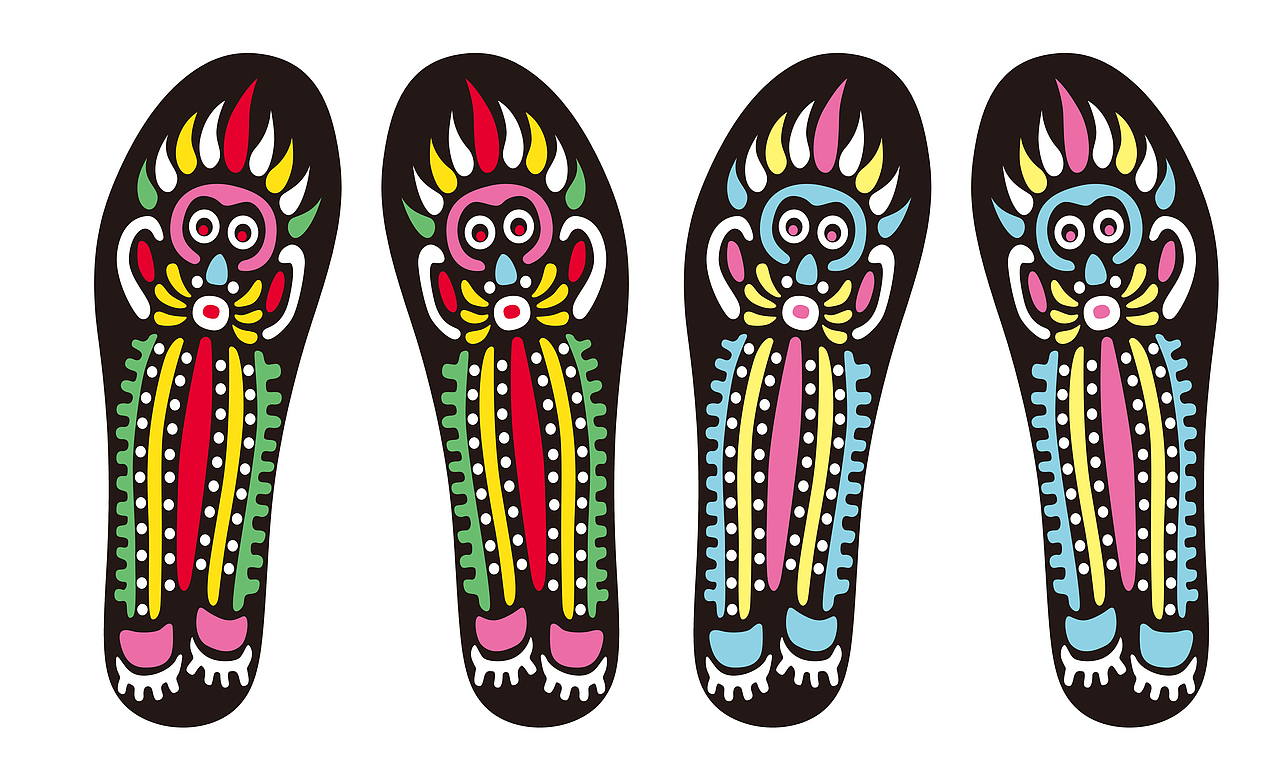 泥咕咕鞋垫设计