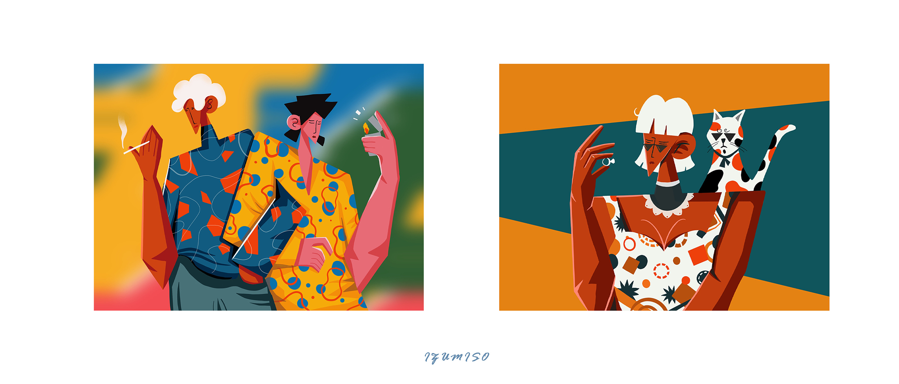 潮流时尚商业插画——erindwia风格商业插画实验集