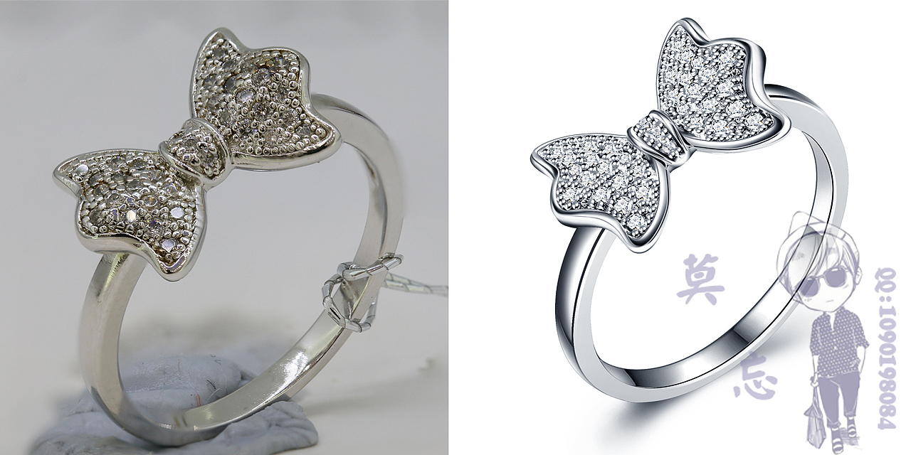 明天就放假啦,整理一下钻戒修图作品.请大家多多指点