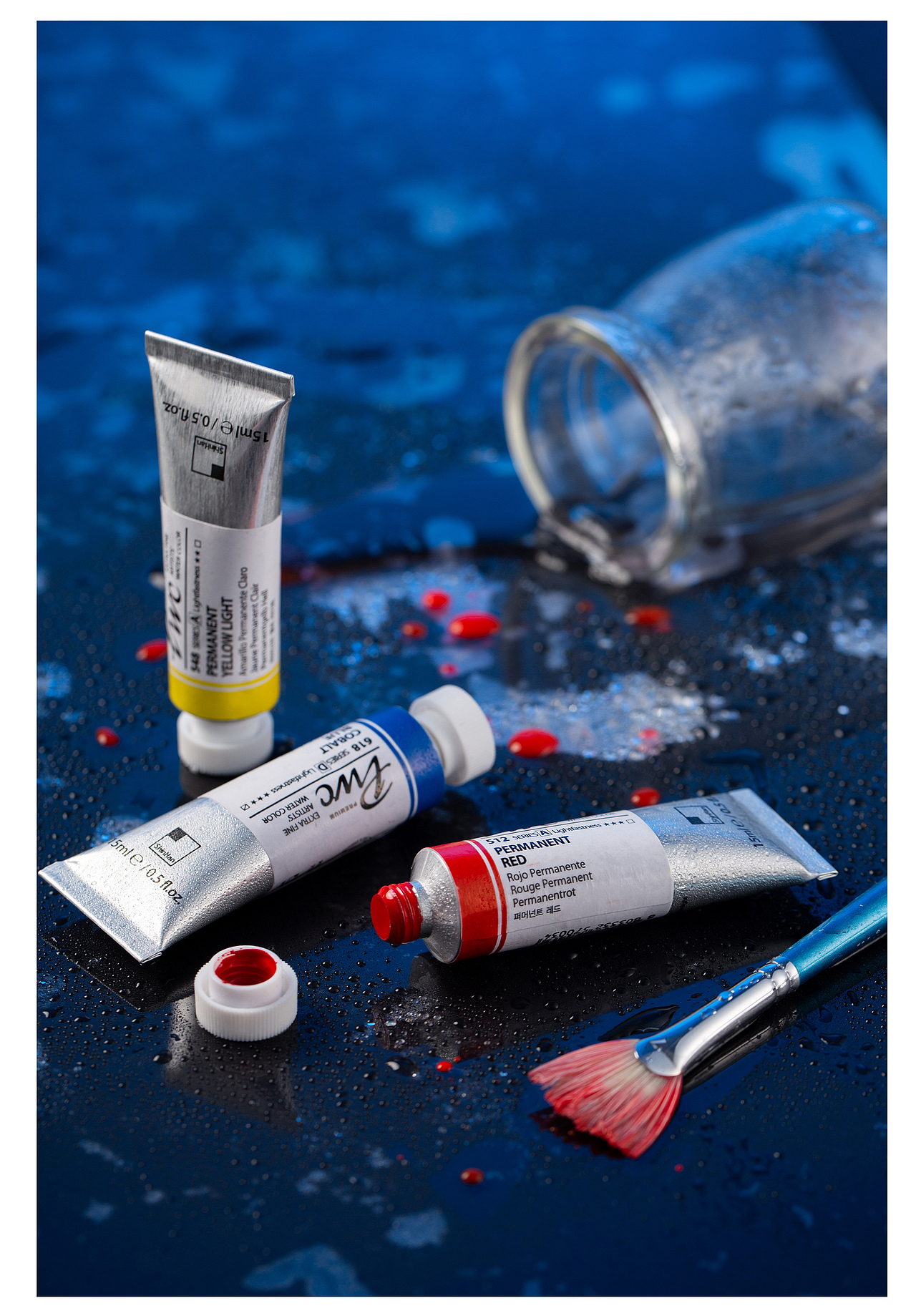 水彩颜料 管状颜料（图ZMjE1MzYxNTc2） - 产品摄影 - 站酷设计师豆浆不是油条原创素材 - 站酷ZCOOL