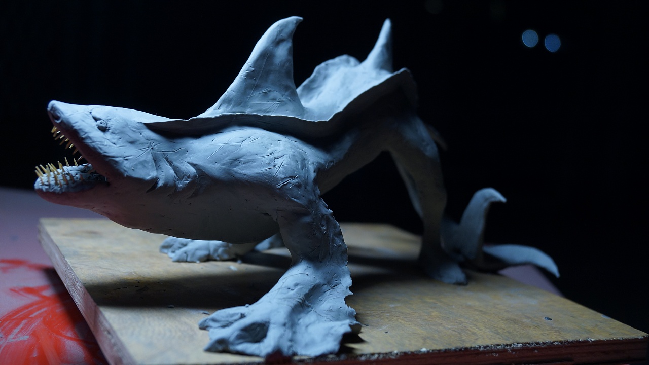 长腿的鲨鱼|手工艺|手办/模玩|azazaal - 原创作品 - 站酷 (zcool)