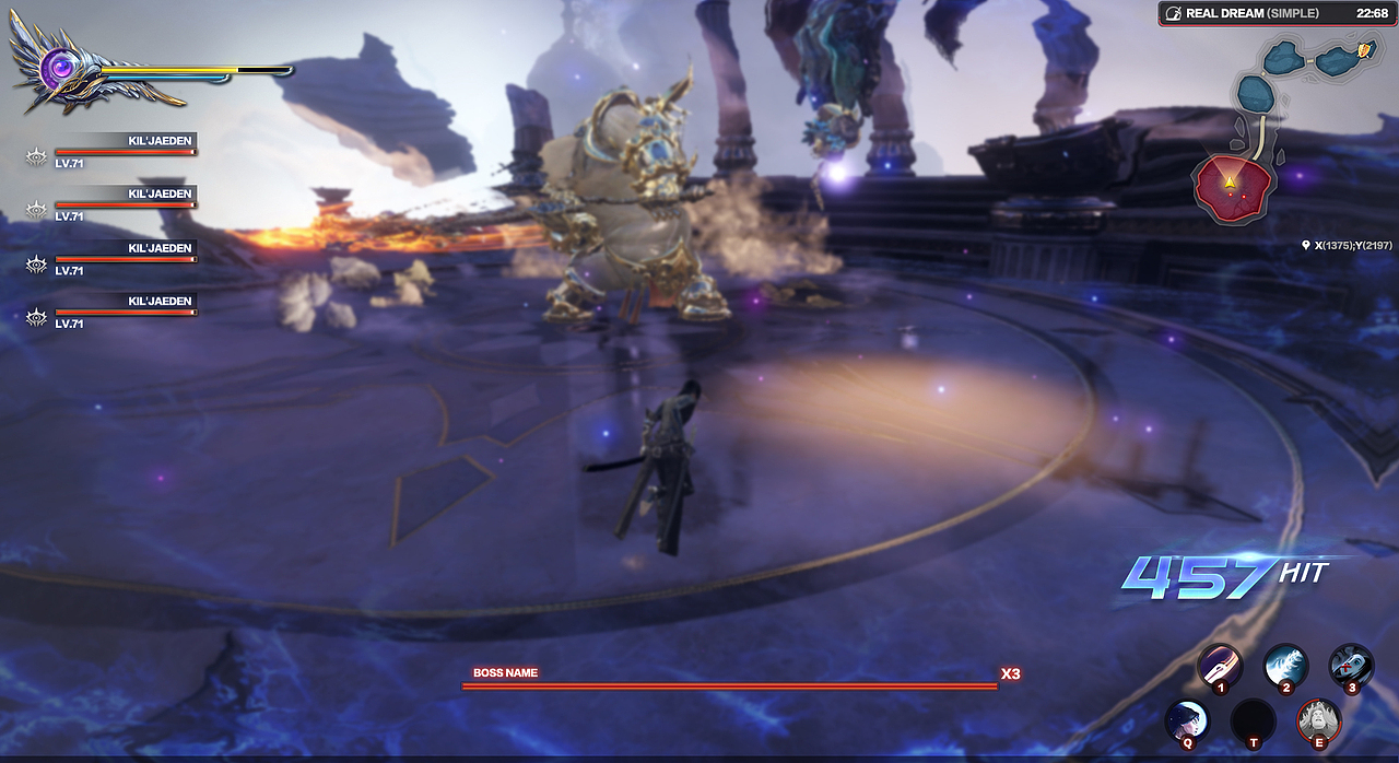 《龙剑》战斗界面预研