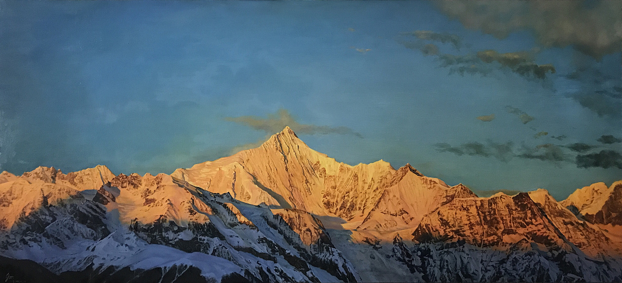 雪山—金碧辉煌