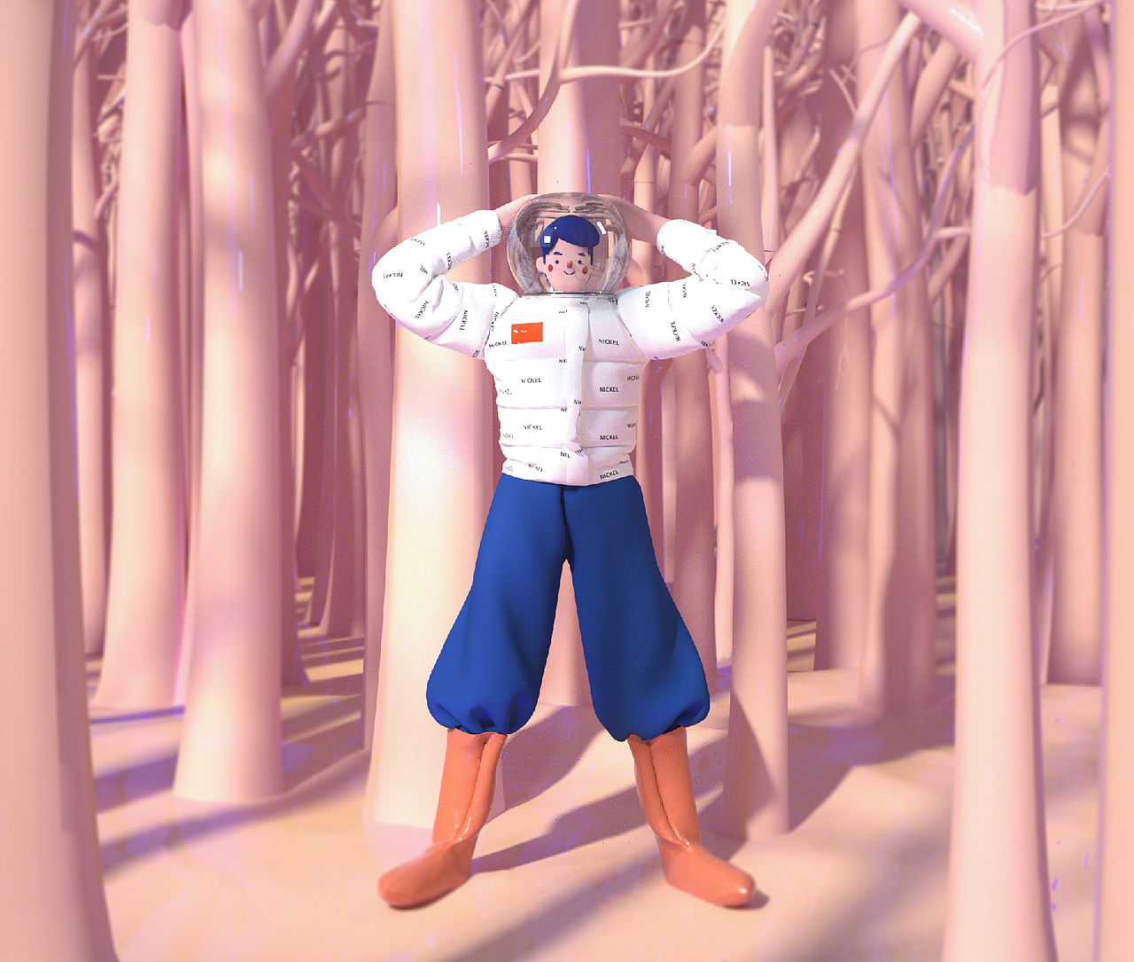 Nickel-二维插画转三维试验（图ZMTQ5OTczMTY0） - 人物/生物 - 站酷设计师nickel小科原创素材 - 站酷ZCOOL