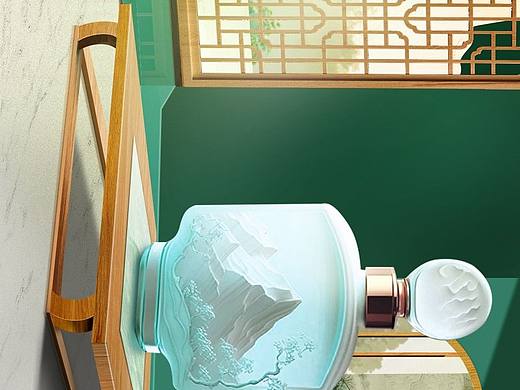 临摹产品海报