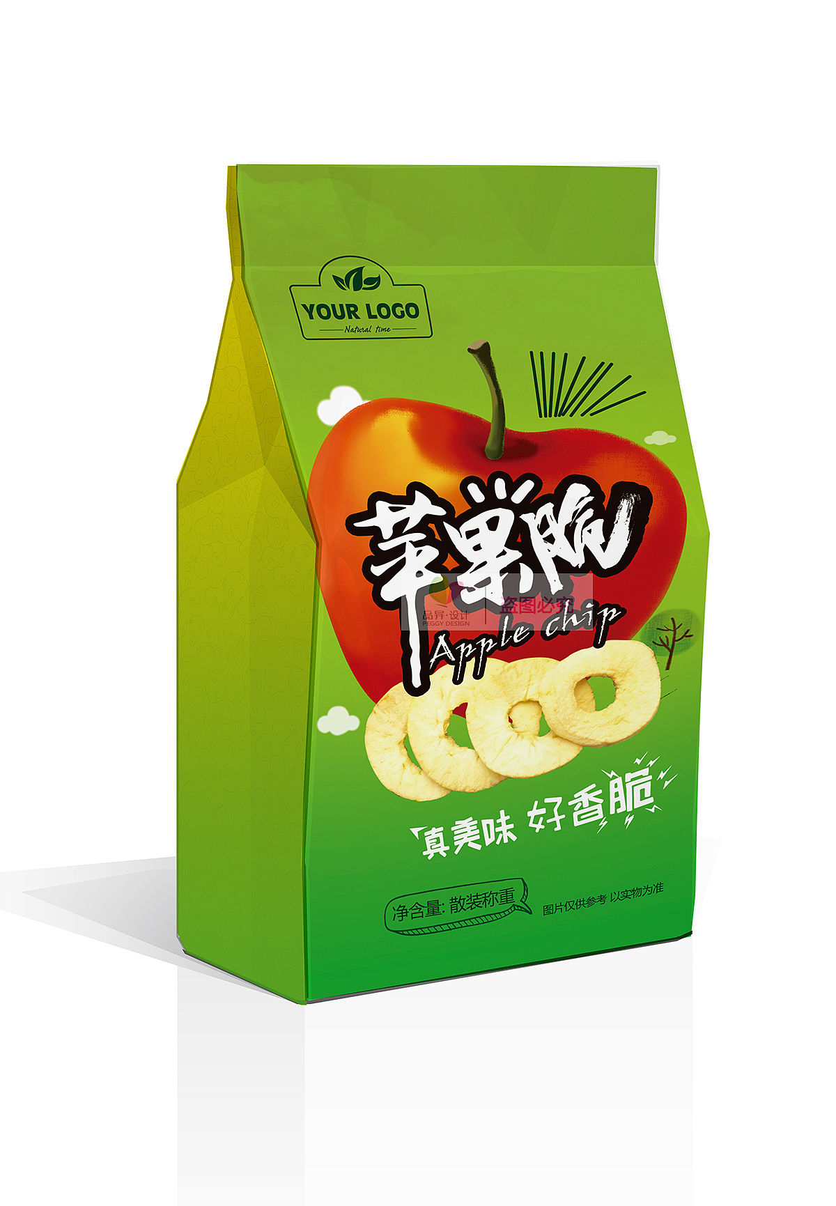 苹果脆片包装