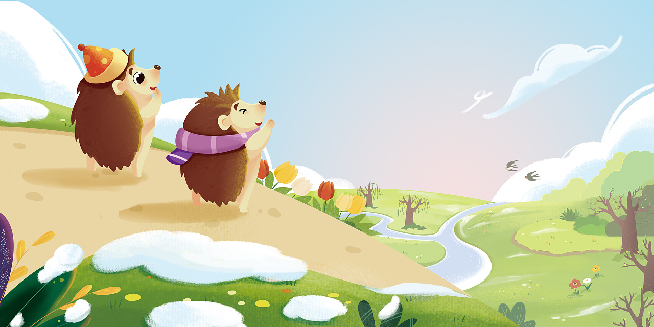 儿插绘本(寻找春天)|插画|绘本|儿插工作室 - 原创作品 - 站酷 (zcool