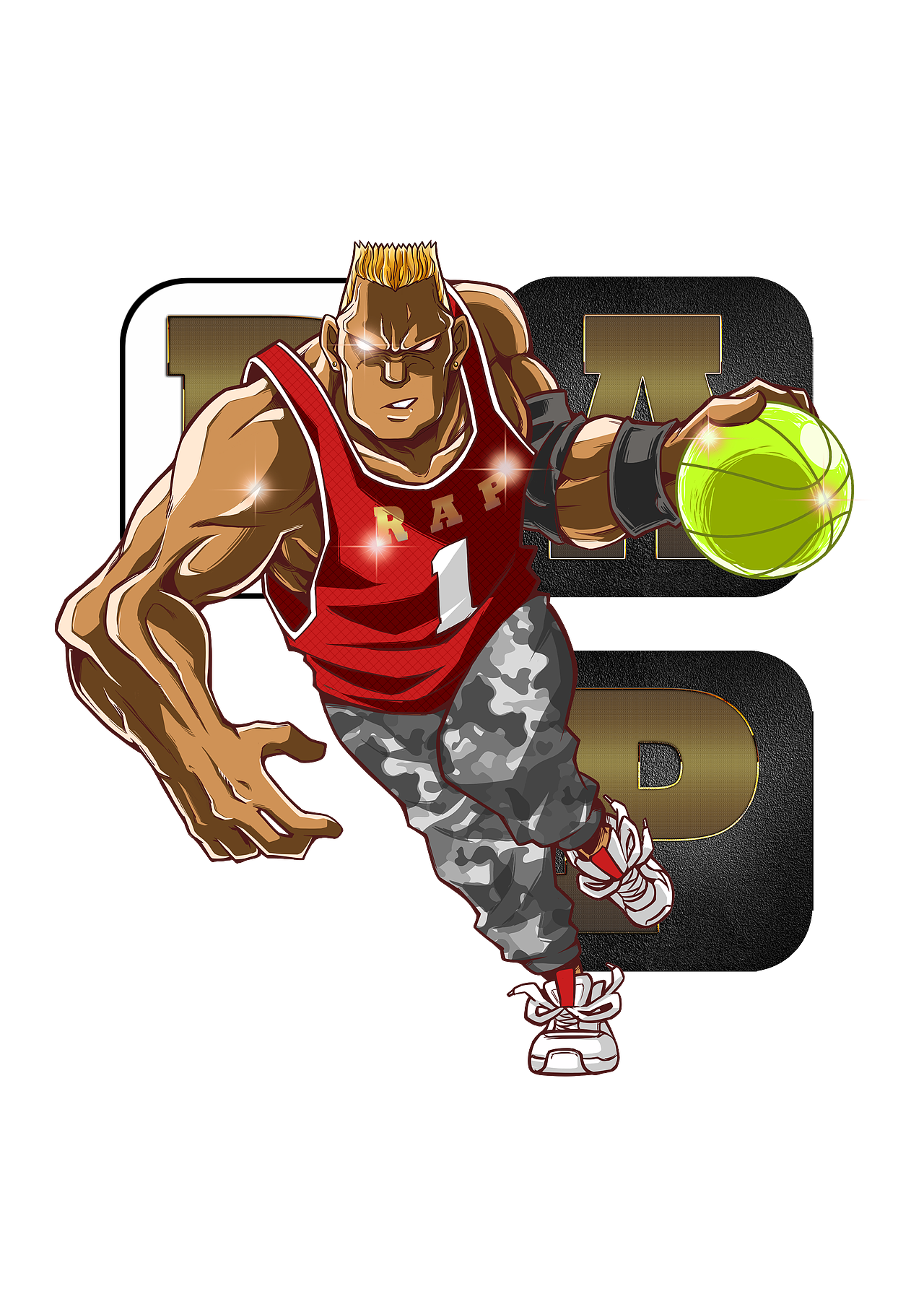 因为有特殊需求,最后加了个街头篮球,虽然不属于嘻哈四元素,总之