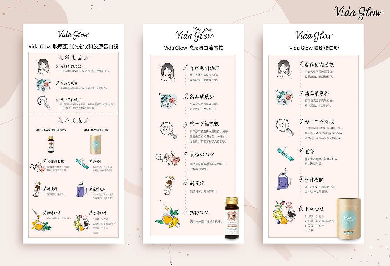 Vida Glow Ins插画（图ZMjQwMzQ0MTE2） - 商业插画 - 站酷设计师Siqi_Designer原创素材 - 站酷ZCOOL