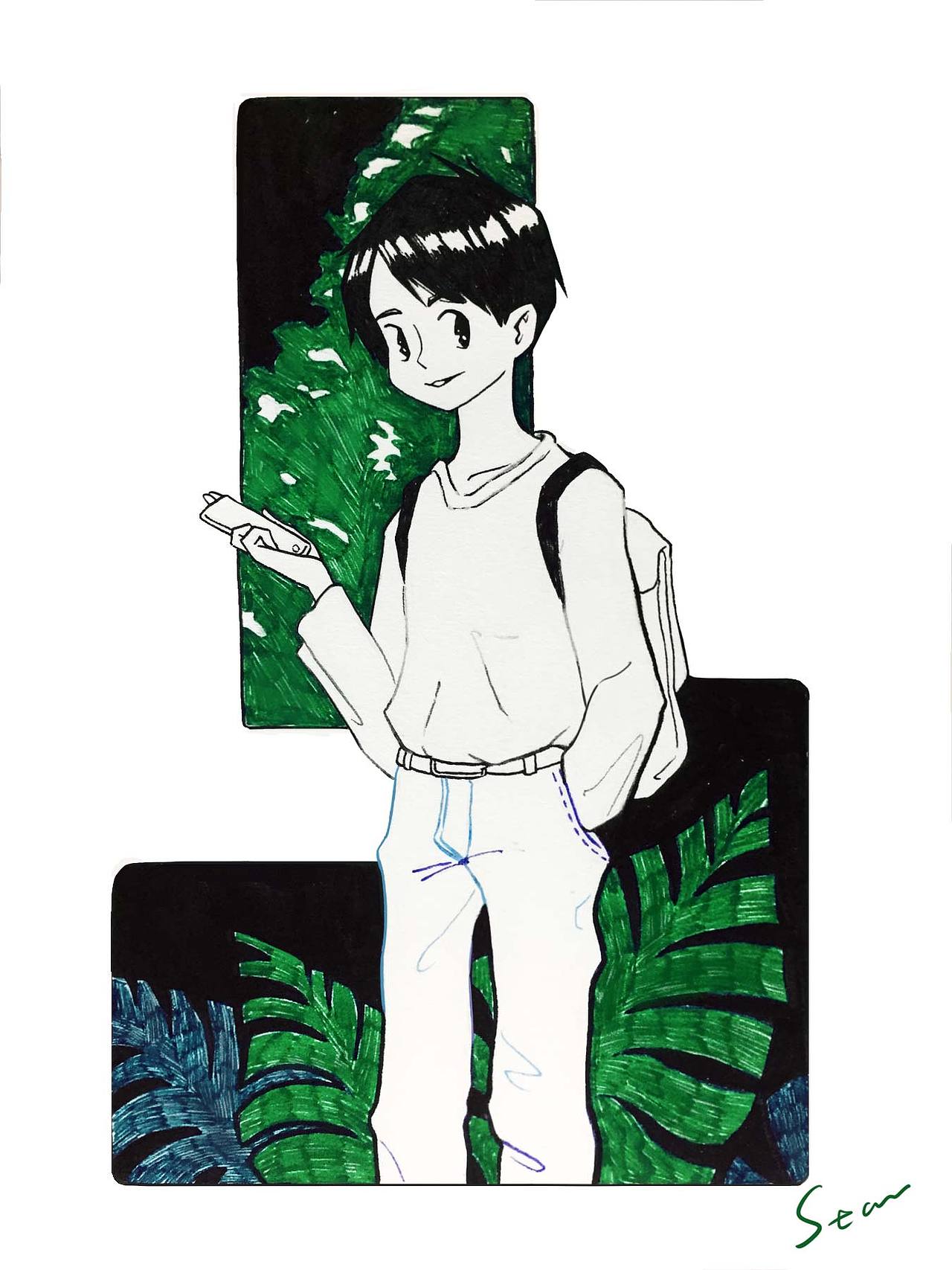 日常手绘（图ZMTE0MTA1NTUy） - 绘本 - 站酷设计师STAR_天啦噜原创素材 - 站酷ZCOOL