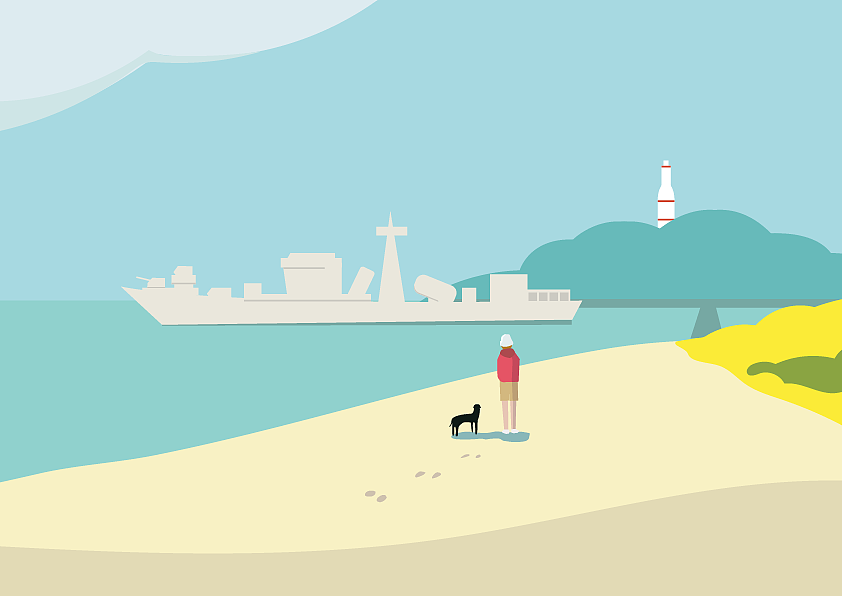 春天来了，来青岛看海吧（图ZMjAxMTQ4MjE2） - 商业插画 - 站酷设计师ONE大宝原创素材 - 站酷ZCOOL