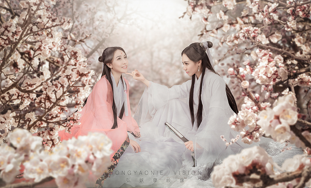 《三生三世十里桃花》桃林海报级剧照 mv~!