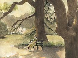 三月的小画，过春天。