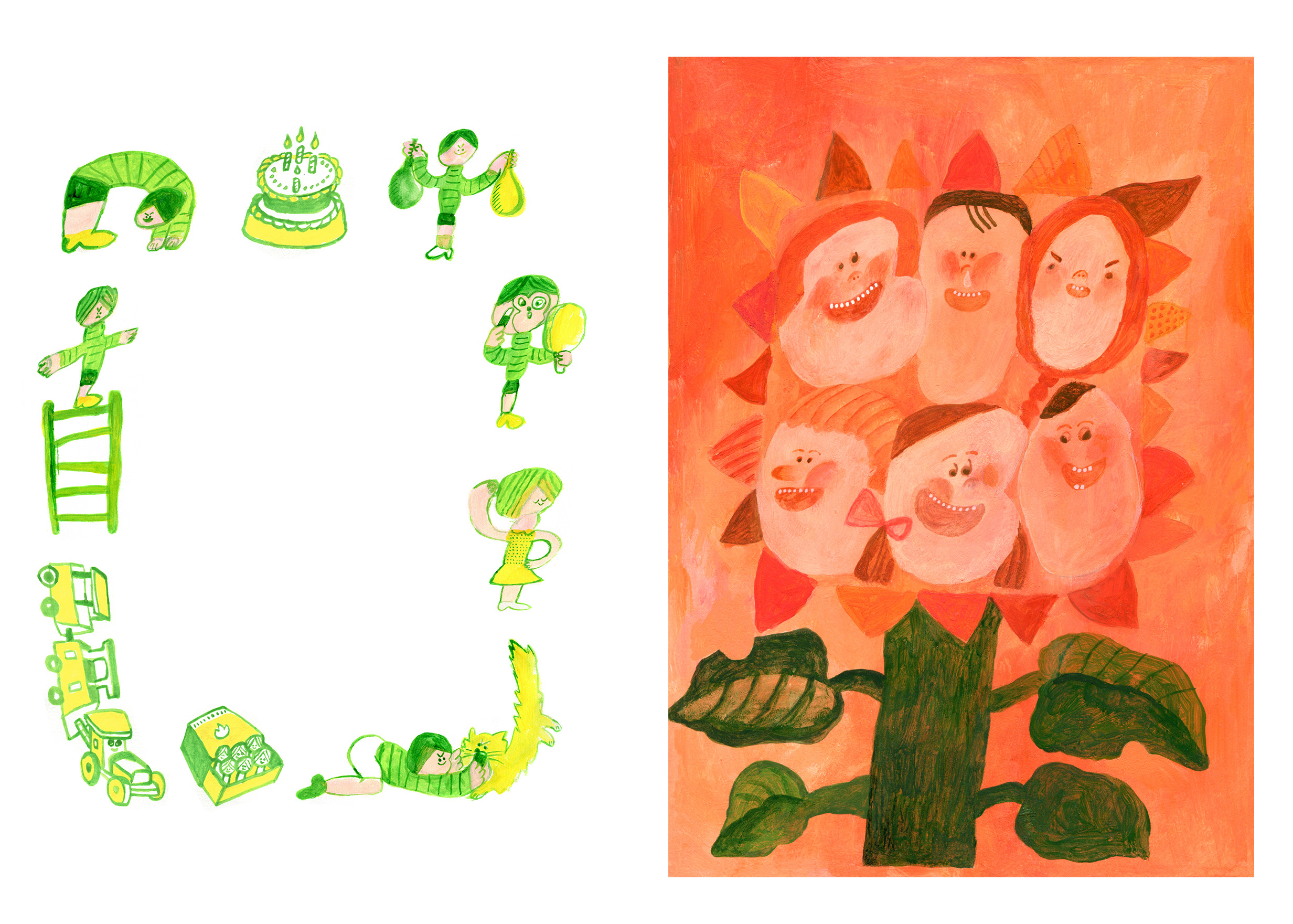 《功夫蛋黄》儿童文学插图|插画|绘本|阙静 - 原创作品 - 站酷 (zcool