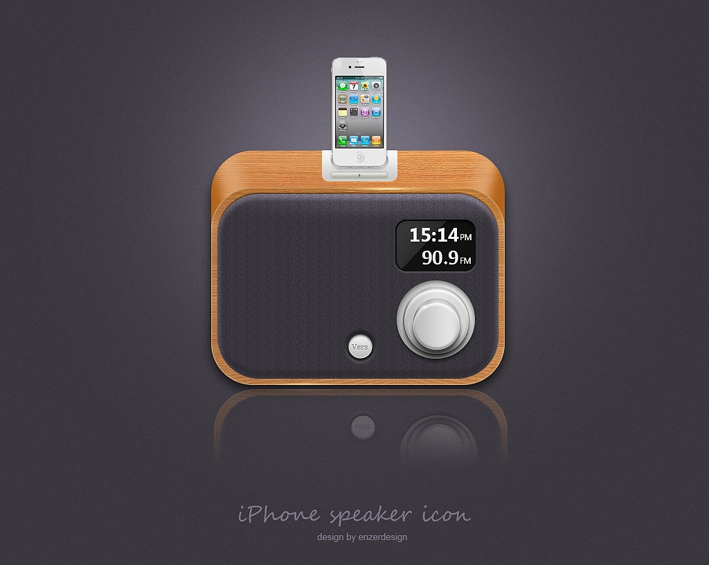 iPhone speaker iconUI图标enzerdesign 原创作品 站酷 (ZCOOL)