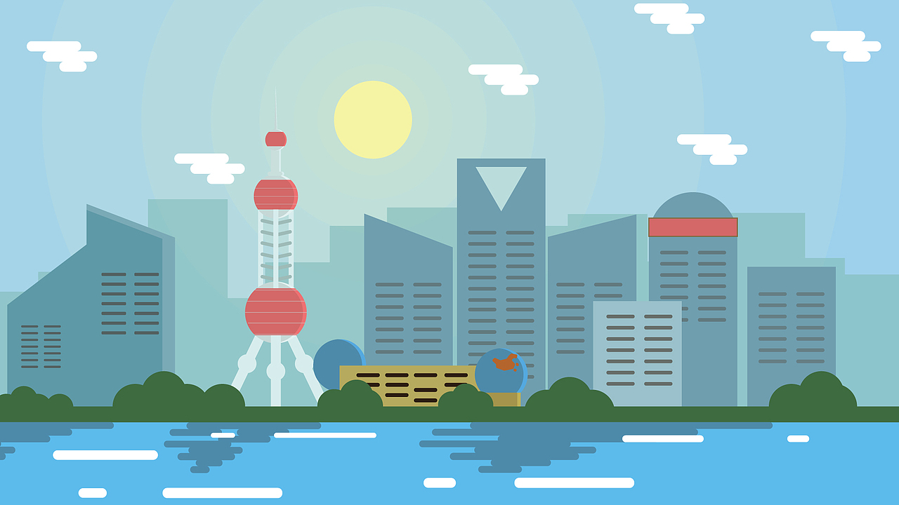 城市风光-上海（图ZMTc5OTQxMDQw） - 商业插画 - 站酷设计师旺nei个旺原创素材 - 站酷ZCOOL
