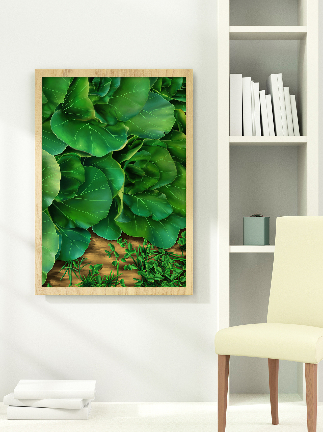 岁月静好——晚霞下的16棵菜（图ZMjY4NDAyNDYw） - 商业插画 - 站酷设计师言寸原创素材 - 站酷ZCOOL