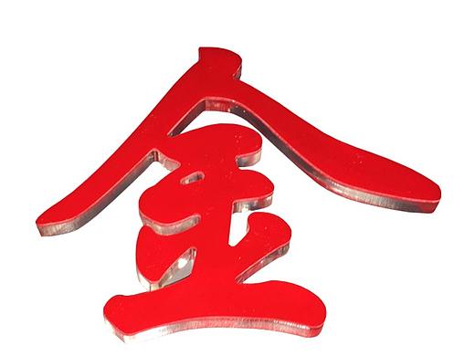 广告字水晶字详情页