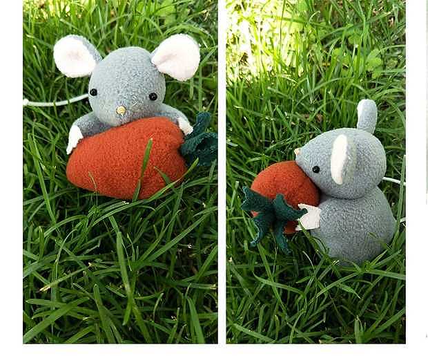 diy小老鼠偷胡萝卜