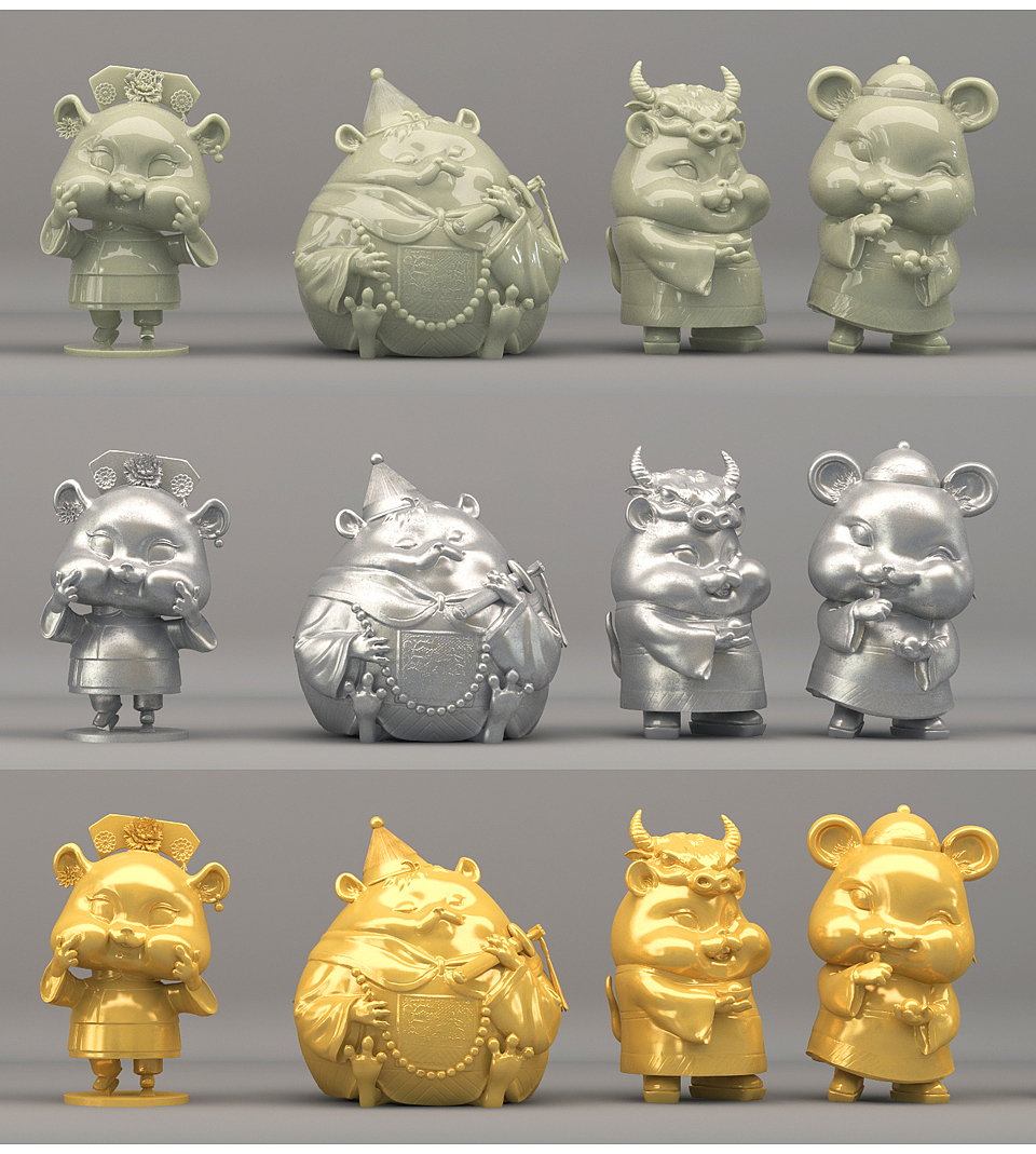 原创国潮萌鼠系列