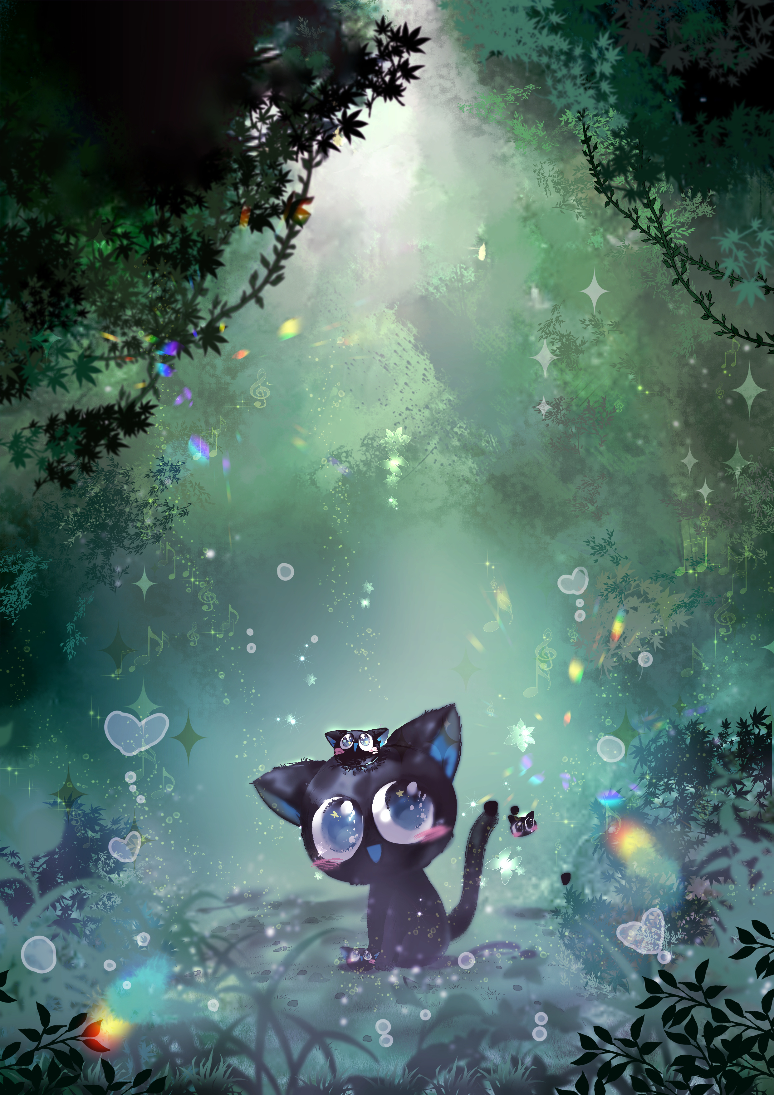 罗小黑|插画|艺术插画|大概是个死mo - 原创作品 - 站酷 (zcool)