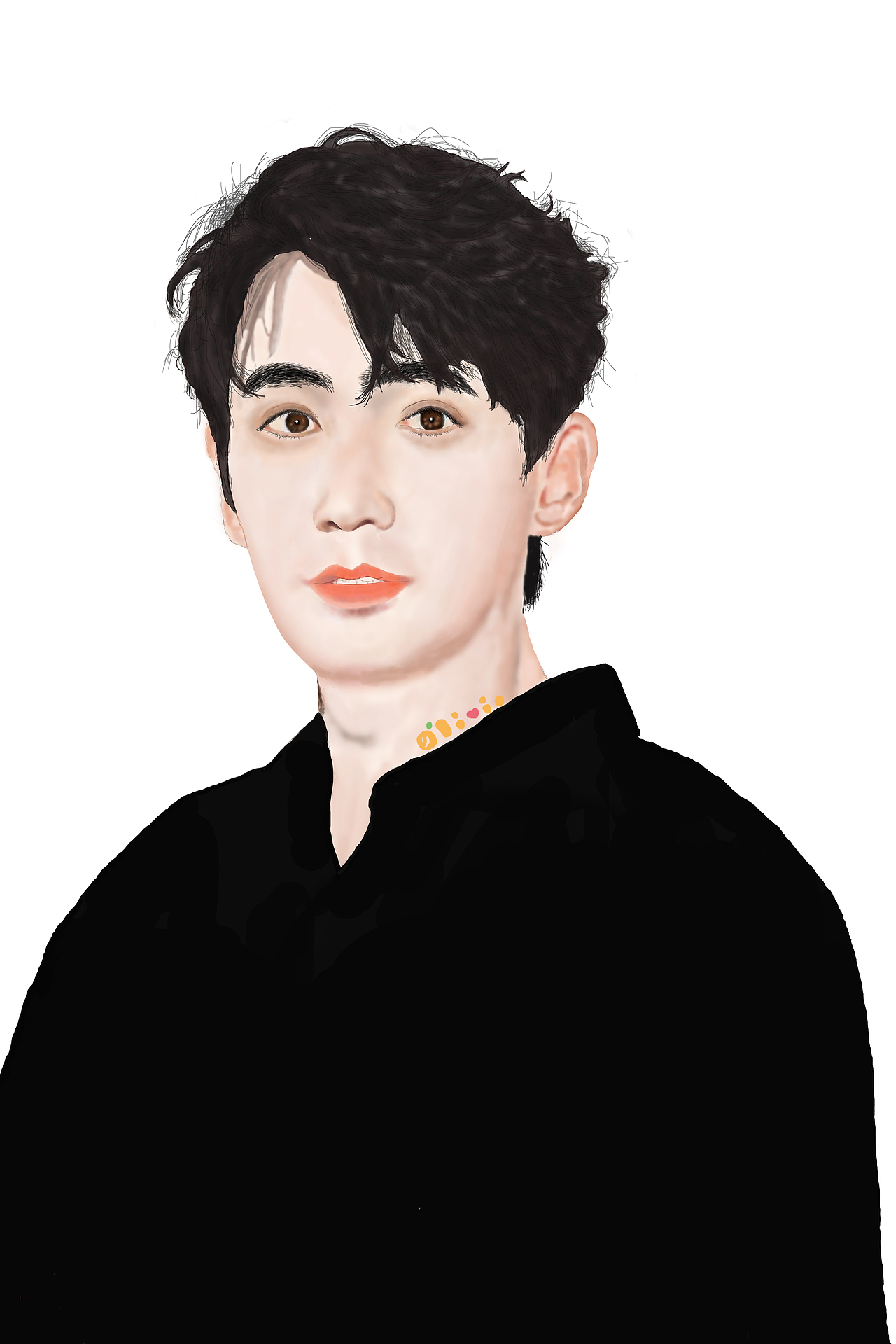 人物肖像画:朱一龙