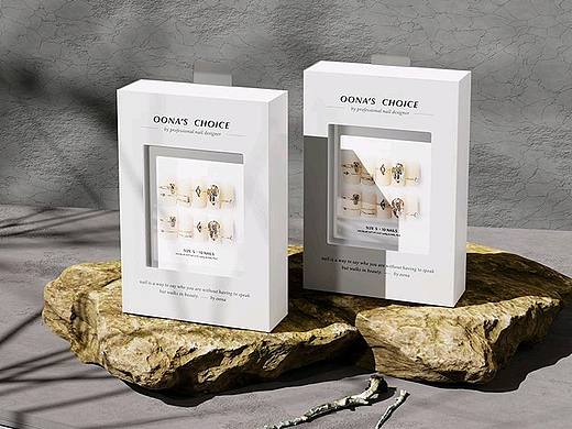 OONAS CHOICE 美甲包装 blender渲染（个人主页-ZNTQ2NzY1MzY=） - 产品 - 站酷设计师Rogeee原创素材 - 站酷ZCOOL